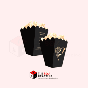 Custom Gold Foil Printed Popcorn Boxes