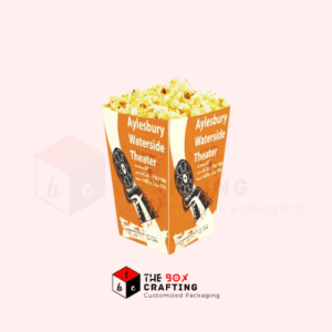 Custom Printed Matte Finish Popcorn Boxes